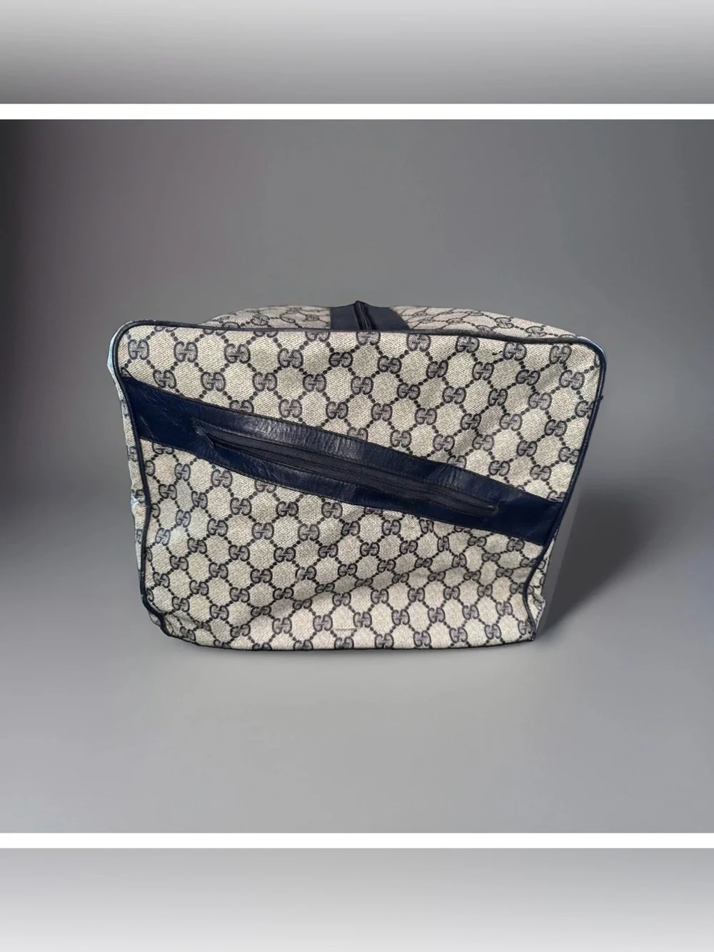 Gucci Duffle Bag GG Logo Canvas Folding Travel Carry On